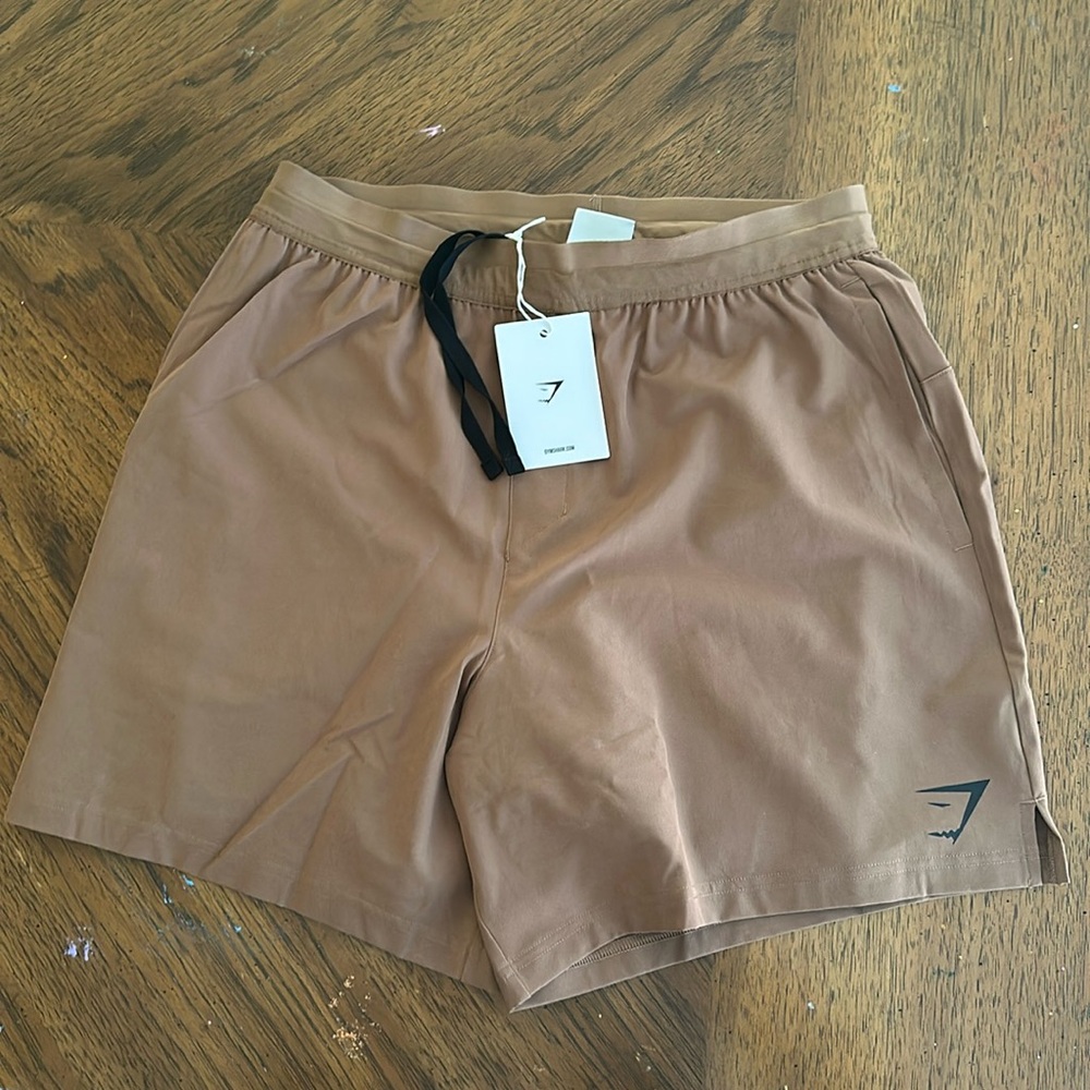 Gymshark Athletic Shorts - Brown